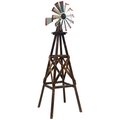 Leigh Country TX 93485 CharLog Windmill, 9 ft H Tower TX93485